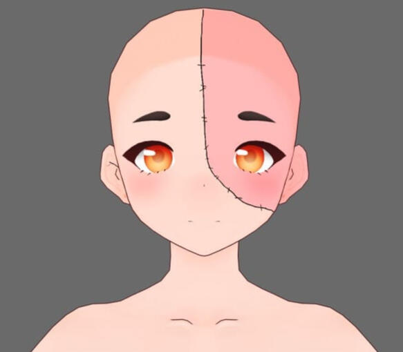 3D Model (headshot)
